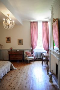 Mademoiselle's room, view of the bedroom window