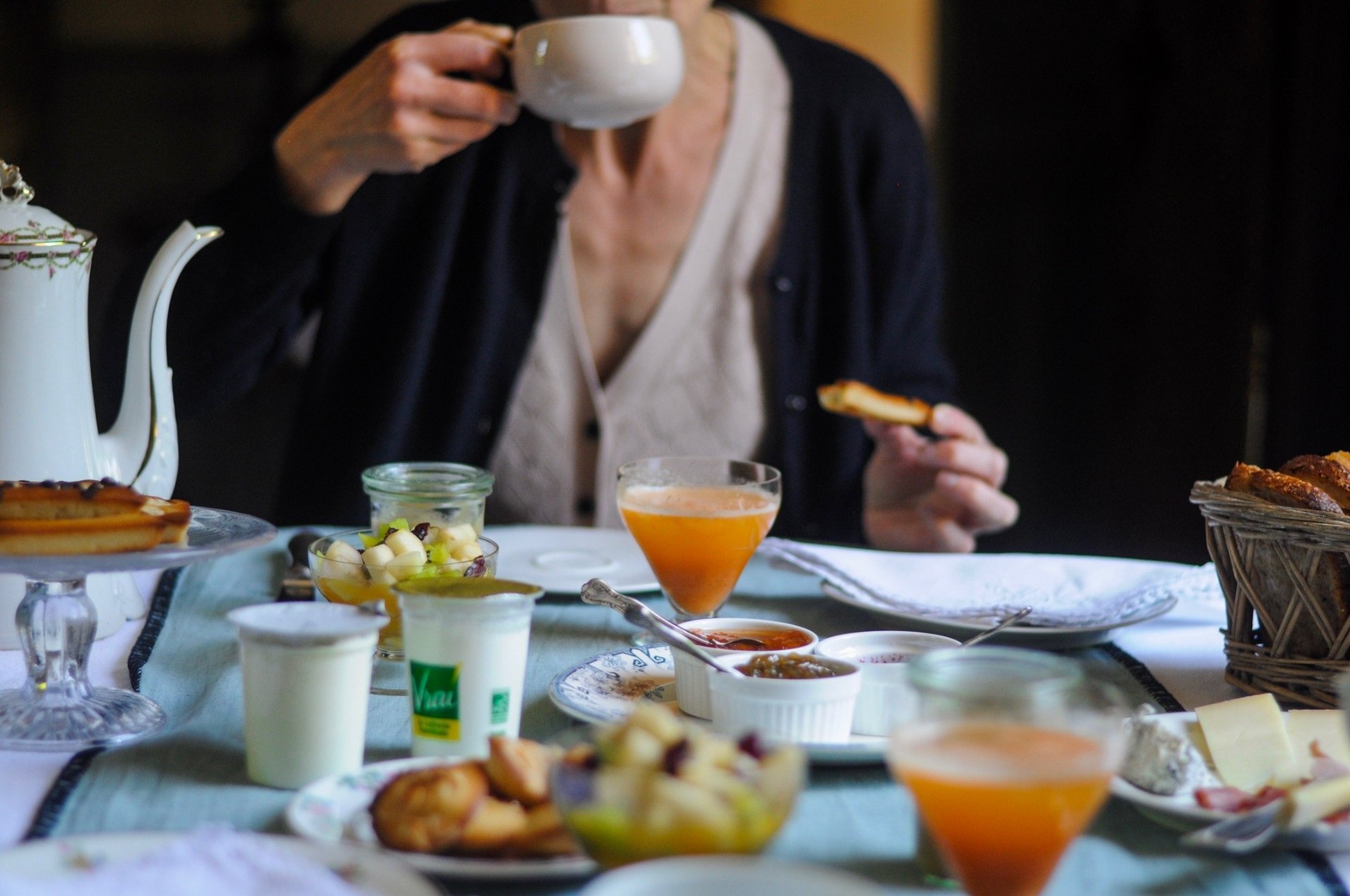 petit déjeuner manoir de la villeneuve