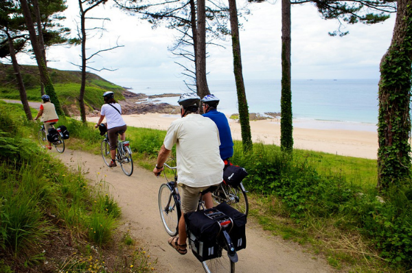 bike ride near the beaches of Cap Fréhel