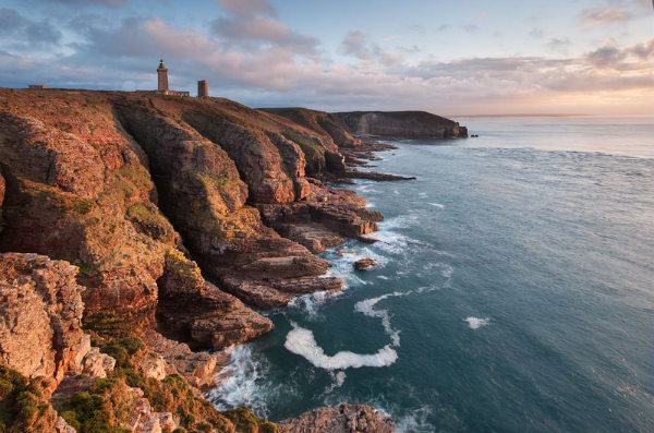 vue du cap frehel cotes d'armor bretagne 